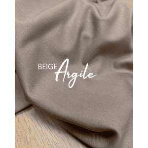 Jersey Milano Lourd Milo - "Spéciale Lory Courte" - Coupon de 1.50m - jusqu'au 44 - Beige Argile