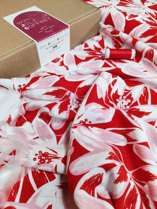 Mon Joli Coffret - La Robe Sorelle" Version Longue"- Coffret n°1 B- Viscose