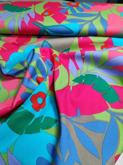 Mon Joli Coffret - La Robe Sorelle" Version Courte" - Coffret n°17-Popeline coton