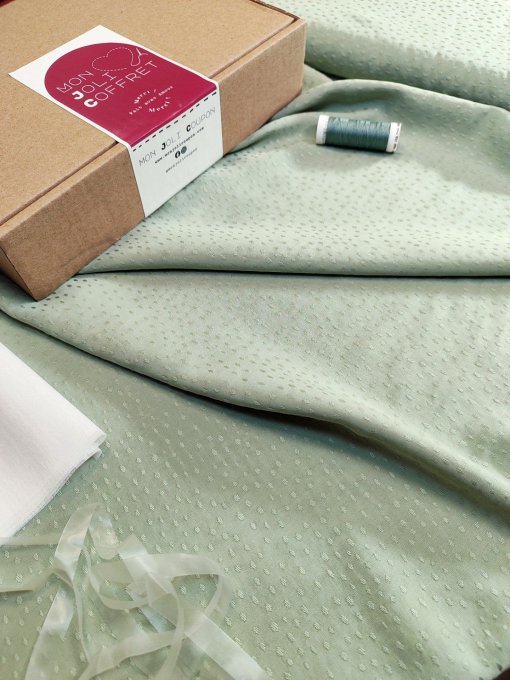 Mon Joli Coffret - La Robe Sorelle" Version Longue " - Coffret n°4 B-Viscose Jacquard