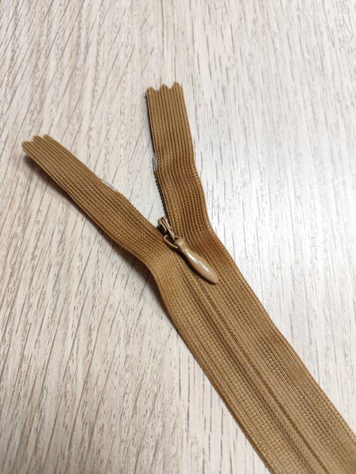 Fermeture Invisible Camel - 22 cm