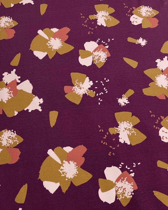 Jersey de Coton Anémona Mûroise - Eglantine & Zoé - Coupon 60 cm