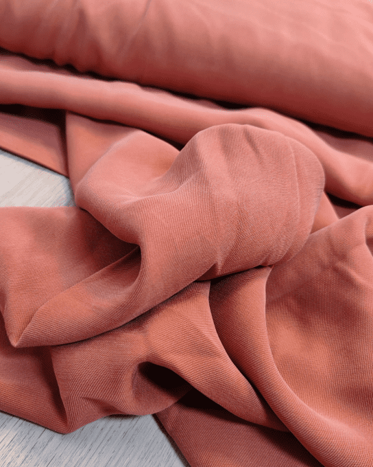 Twill de Viscose Velvis Argile  - par 10cm 