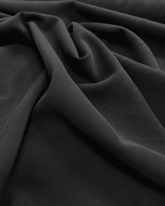 Twill de Viscose Velvis Noir  - par 10cm