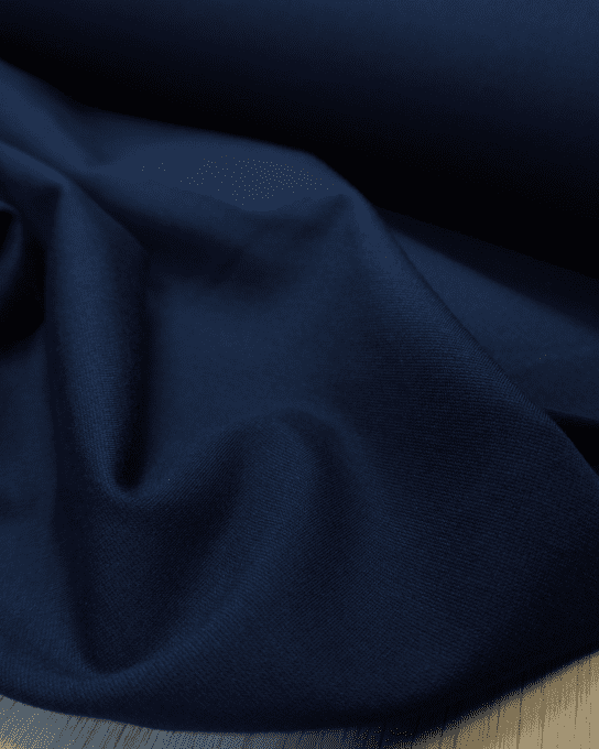 Jersey Milano Lourd Milo Marine - par 10 cm 