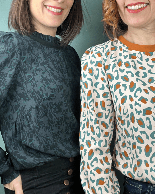 Mon Joli Coffret - La robe Belam - Popeline de viscose Bagheera Eucalyptus - Eglantine et Zoé 