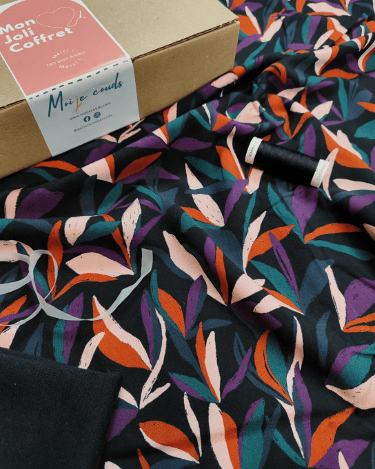 Mon Joli Coffret - La robe Belam - Popeline de viscose Mowgli Multicolore - Eglantine et Zoé