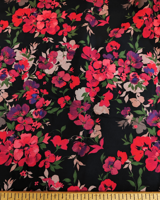 Popeline de viscose Scarlett - Ecovero - par 10 cm 