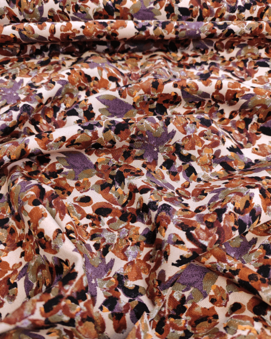 Popeline de viscose Oiselle Nude - par 10 cm