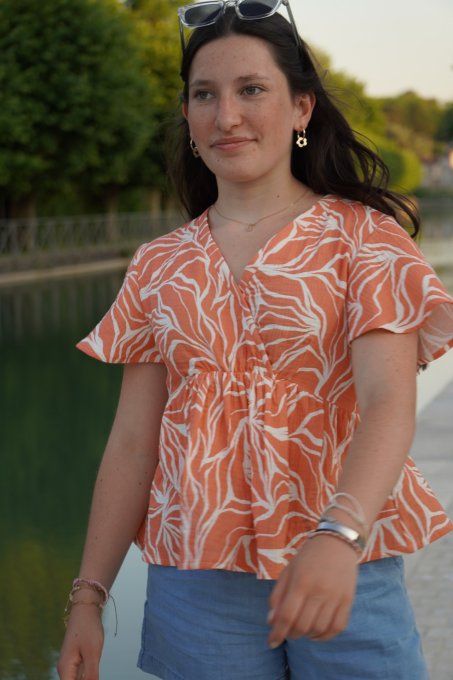 Patron La robe (ou blouse) Sorelle du 32 au 52 - VERSION POCHETTE -