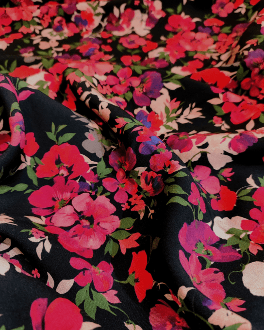 Popeline de viscose Scarlett - Ecovero - Coupon 60 cm