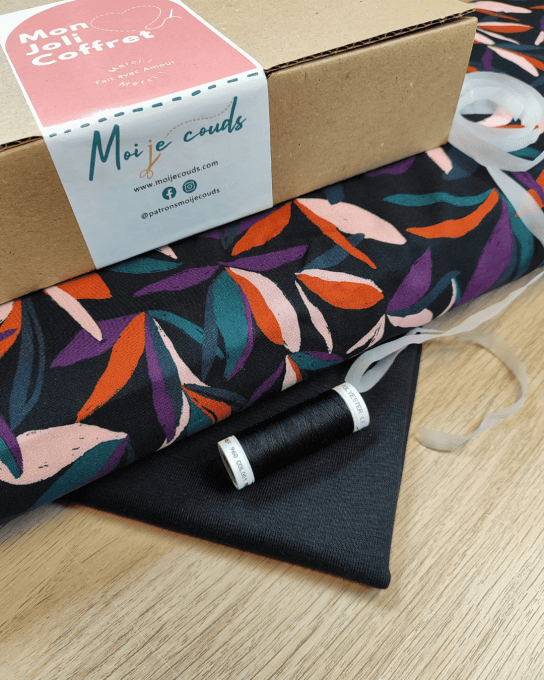 Mon Joli Coffret - La robe Belam - Popeline de viscose Mowgli Multicolore - Eglantine et Zoé 