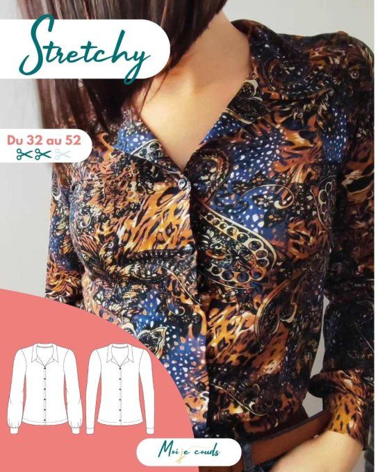 Mon Joli Coffret - Le chemisier Stretchy - Jersey de Viscose