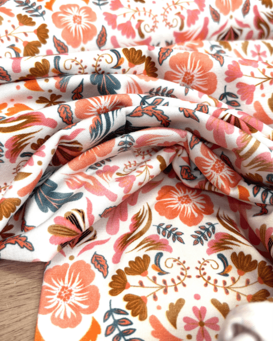 Jersey de Coton Folk - par 10 cm 