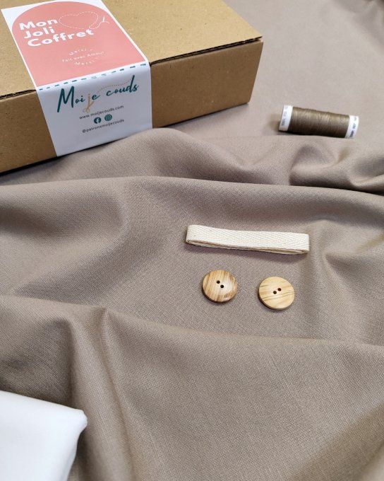 Mon Joli Coffret - La Veste Lory - Milano Beige Foncé