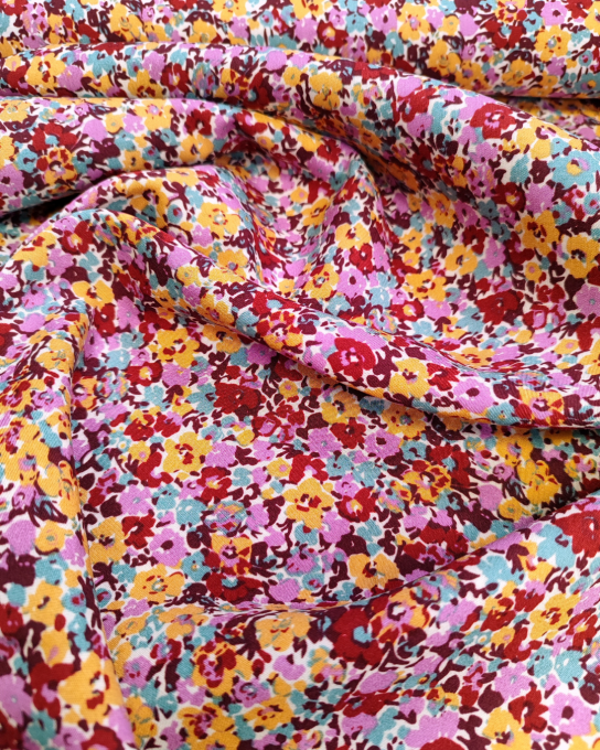 Popeline de Viscose Eglantine - par 10 cm