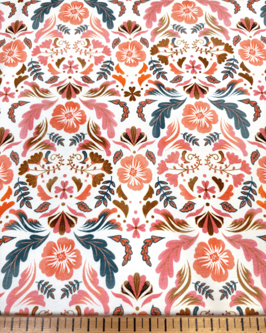 Jersey de Coton Folk - par 10 cm 