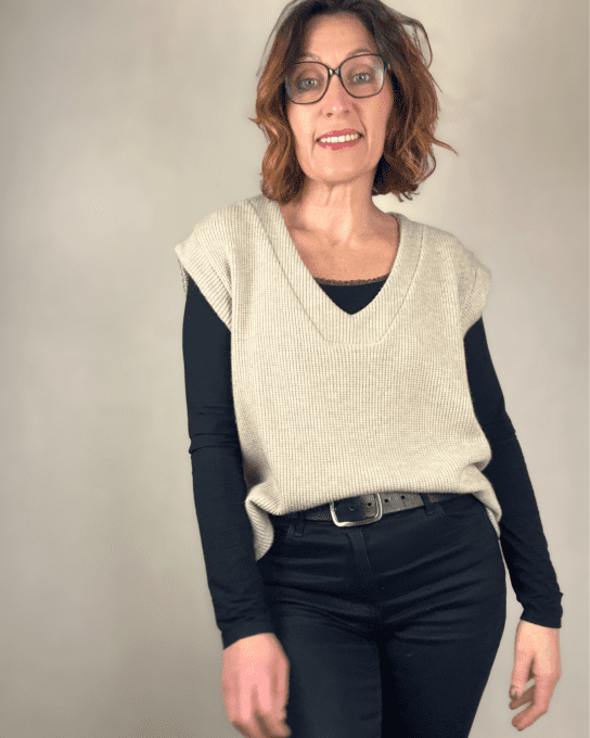 PDF-Patron Le Pull Puzzle du 32 au 52 - VERSION NUMERIQUE  - 