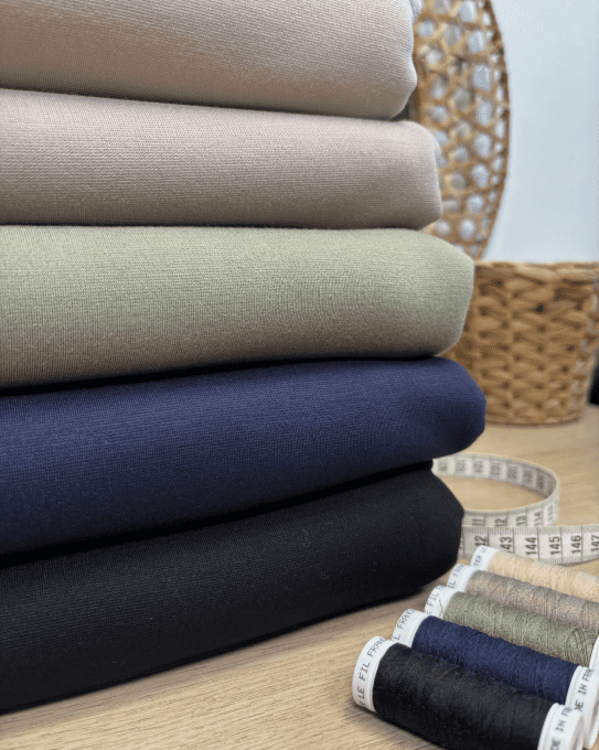 Jersey Milano Lourd Milo - "Spéciale Lory Courte" - Coupon de 1.50m - jusqu'au 44