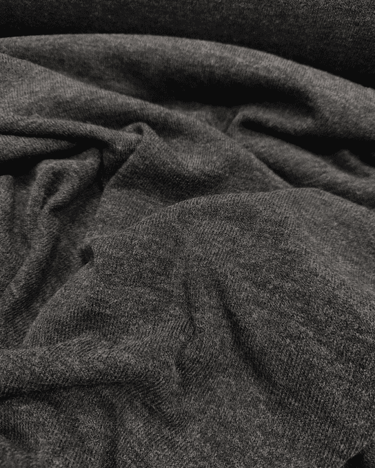 Maille Tricot Urban Grise Chinée - par 10 cm