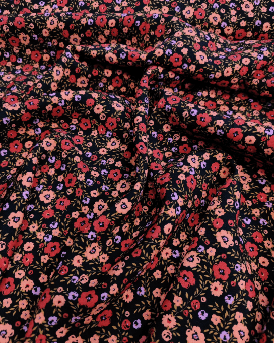 Popeline de Viscose Misti - par 10 cm 