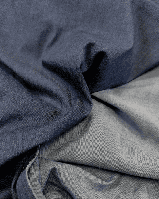 Denim Tencel stretch bleu foncé - par 10 cm