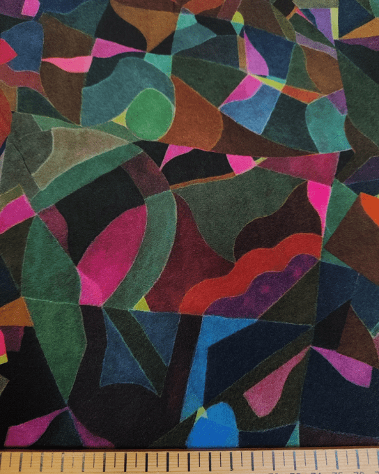 Popeline de viscose Picasso - Ecovero - par 10 cm 