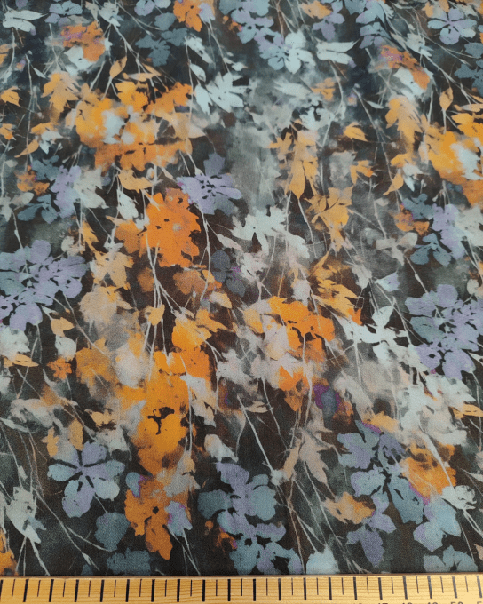 Satin de Viscose Mat Brume- par 10 cm