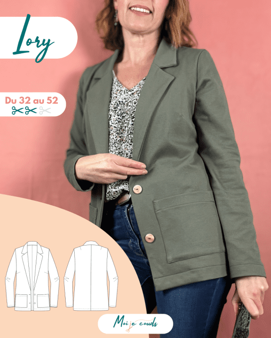Mon Joli Coffret - La Veste Lory - Milano Beige Foncé