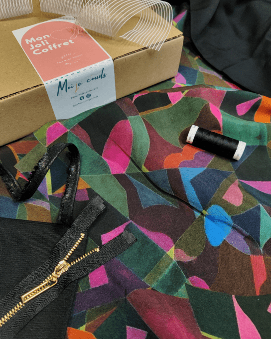 Mon Joli Coffret - La Veste Bloomy - Popeline de viscose 