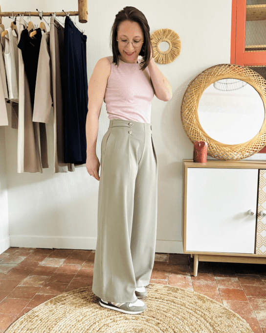 Jersey de Coton Fines Côtes Marine- par 10 cm