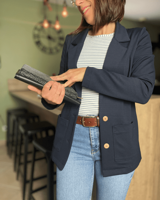 Mon Joli Coffret - La Veste Lory - Milano Beige Foncé