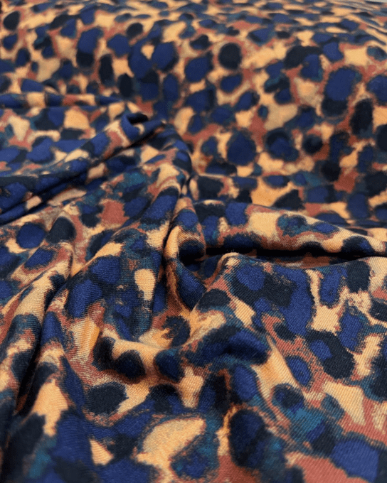 Jersey de Viscose Fauve - par 10 cm 