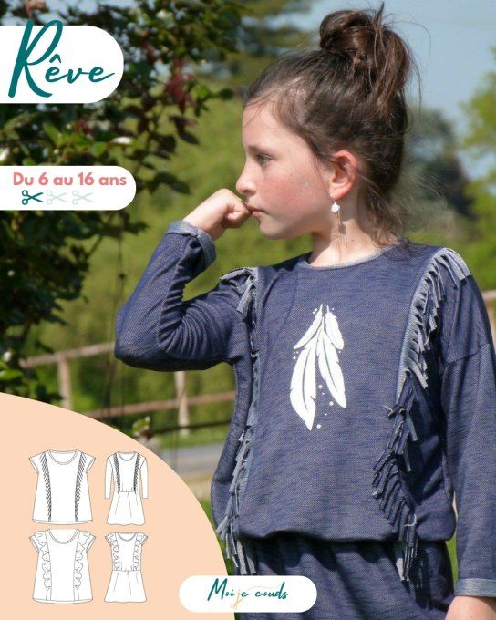 PDF-Le T-shirt et la Robe Rêve 6-14 ans - VERSION NUMERIQUE 