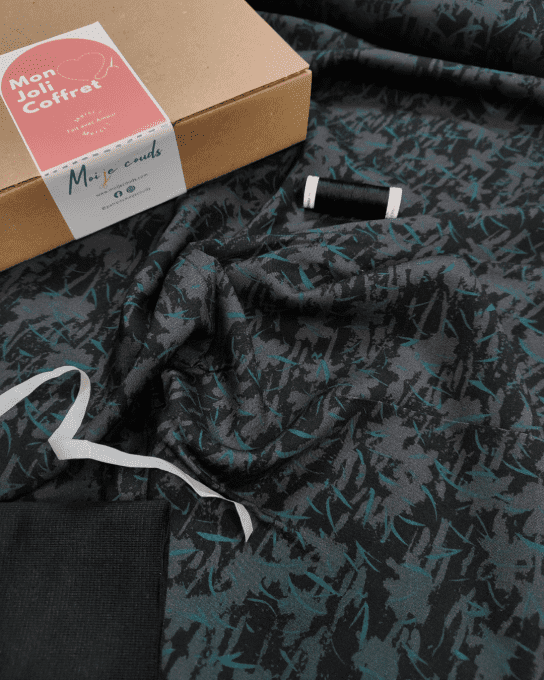 Mon Joli Coffret - La robe Belam - Popeline de viscose Craie Dark - Eglantine et Zoé