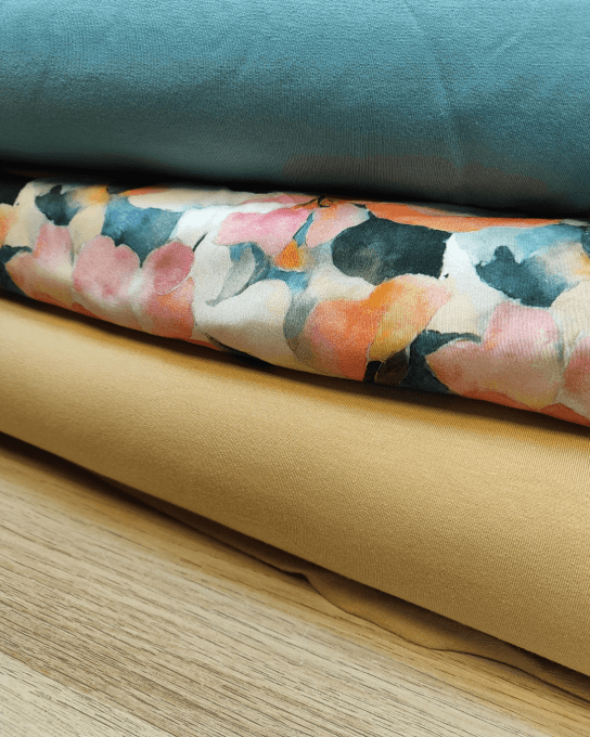 Satin de Viscose Mat Aquarelle - Coupon 1.60m