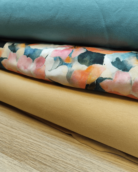 Satin de Viscose Mat Aquarelle - par 10 cm