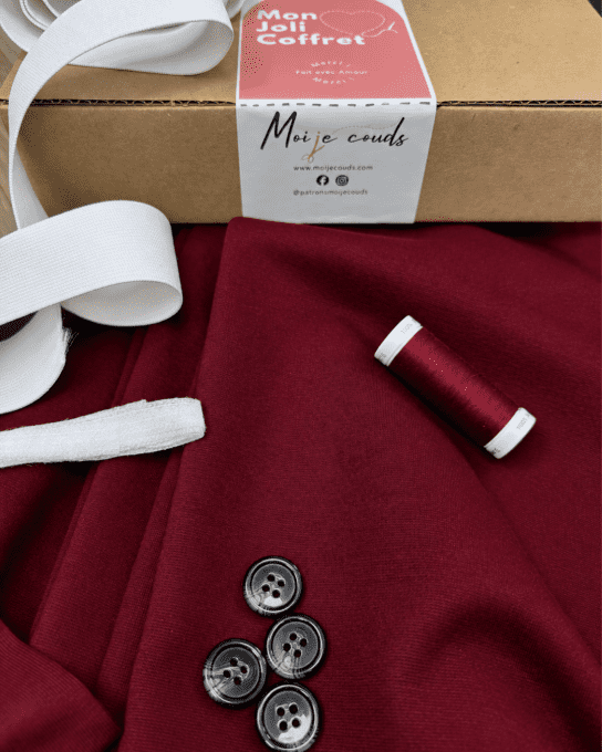 Mon Joli Coffret - Le Pantalon Pym's - Milano Bordeaux