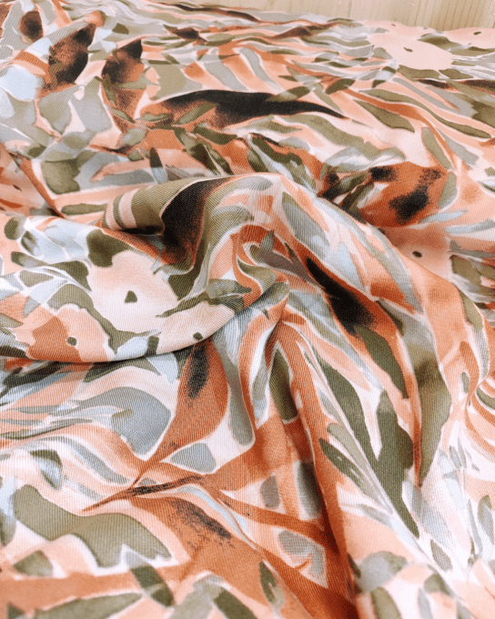 Twill de Viscose Brume - par 10cm 