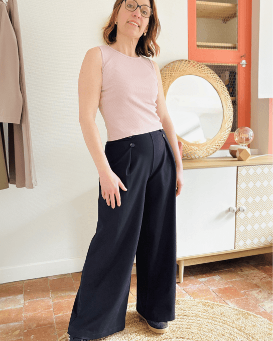 Patron Le pantalon Pym's du 32 au 52 - VERSION POCHETTE -