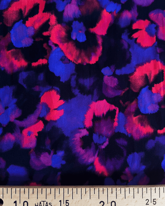 Viscose Viola - Ecovero - par 10 cm 