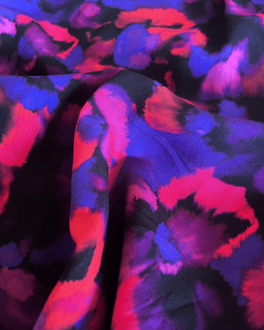 Viscose Viola - Ecovero - par 10 cm 