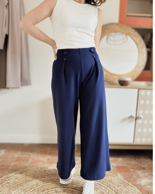 Patron Le pantalon Pym's du 32 au 52 - VERSION POCHETTE -