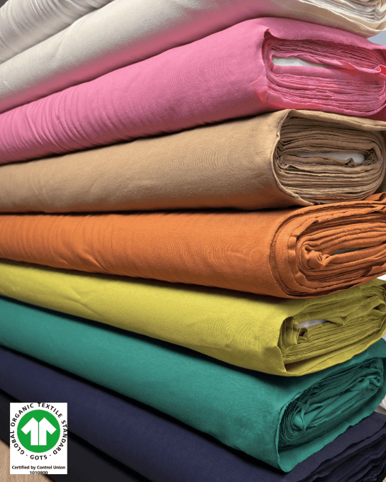 Jersey de Coton Bio Essentiel Ambre - Coupon 1.40m