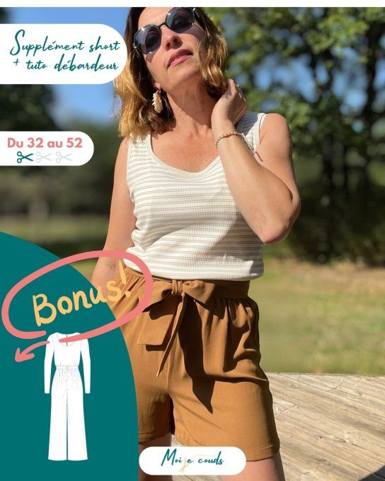 BONUS POUR COMBI BLEND :  VERSION SHORT /MANCHES COURTES + VERSION PANTALON/SHORT  SEUL