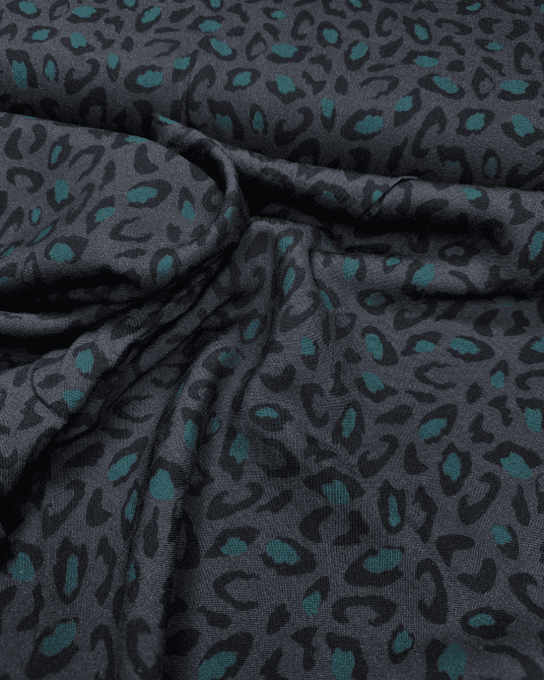 Mon Joli Coffret - La robe Belam - Popeline de viscose Bagheera Anthracite- Eglantine et Zoé