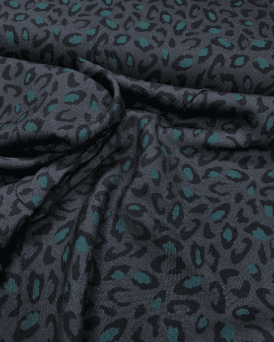 Popeline de viscose Bagheera Anthracite - Eglantine & Zoé - Coupon 1.40m