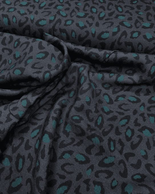 Popeline de viscose Bagheera Anthracite - Eglantine & Zoé - Coupon 70 cm