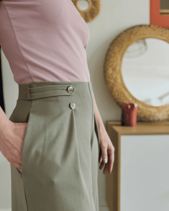 Patron Le pantalon Pym's du 32 au 52 - VERSION POCHETTE -