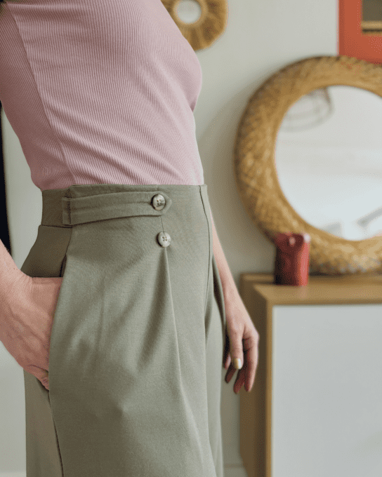 Mon Joli Coffret - Le Pantalon Pym's - Milano Sauge